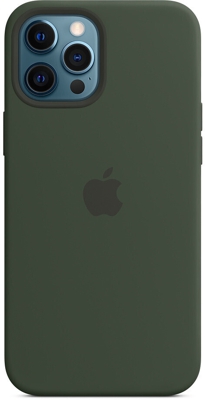 Apple Silicone Case with MagSafe (iPhone 12 Pro Max) Cyprus Green