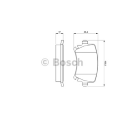 BOSCH Kit de plaquettes de frein en oferta