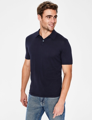 FINSBURY STRICK-POLOSHIRT