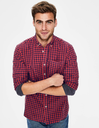 STÜCKGEFÄRBTES HEMD MIT SCHMALER PASSFORM precio