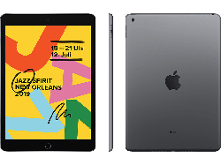 APPLE iPad (2019), Tablet, 32 GB, 10.2 Zoll, iPadOS, Space Gray características