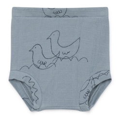 Bobo Choses. Bird printed organic cotton bloomers Grey blue precio