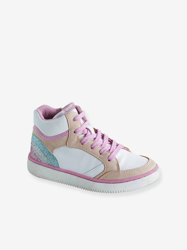 Imagen de Sapatilhas com fecho e atacadores, para menina - branco claro liso com motivo al mejor precio Sapatilhas com fecho e atacadores, para menina - branco claro liso com motivo características