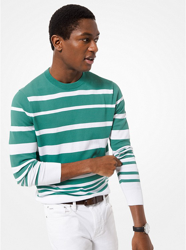 Pull-over rayé en coton precio