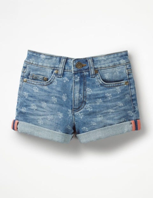 SHORT IMPRIMÉ EN JEAN 