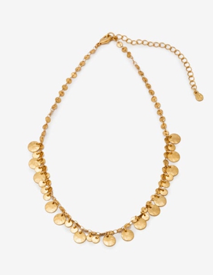 COLLIER DÉLICAT À DISQUES