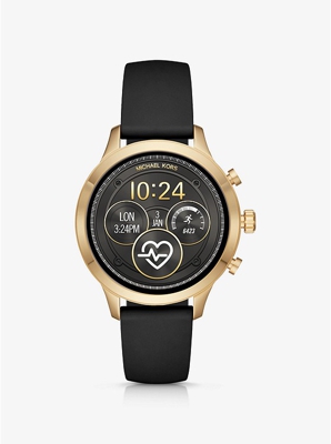 Runway Gold-Tone and Silicone Smartwatch