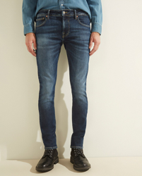 Guess - Vaquero De Hombre Skinny Azul en oferta