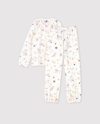 Petit Bateau - Pijama Con Estampado Mágico De Niña De Terciopelo precio