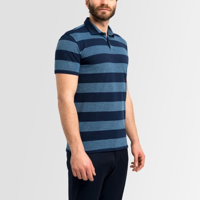 Stripe Blue Polo shirt
