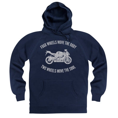 Two Wheels Move The Soul Hoodie