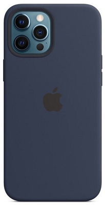 Apple Leather Case with MagSafe (iPhone 12 Pro Max) Baltic Blue