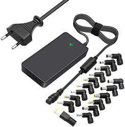 Outtag 90W 15/16/18/19/20V Super Slim Cargador universal para ordenadores portátiles,ajuste automático de voltaje para Asus HP Dell Toshiba IBM Lenovo en oferta