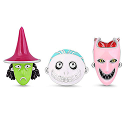 Gnoce Juego De Abalorios De Hombre Payaso Riendo De Plata De Ley 925 Grita Toda La Noche Encantos De Mujer Que Se Adapta A Todas Las Pulseras Y Collar en oferta