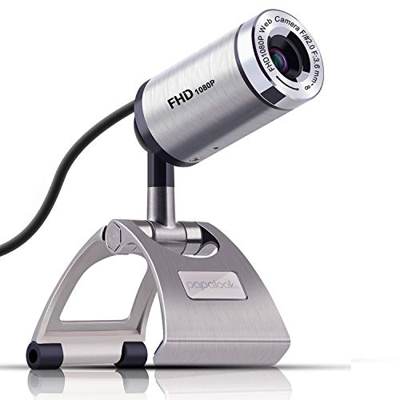 PAPALOOK PA150S Webcam Full HD 1080P Cámara Web Alta Definición con Micrófono Incorporado para PC, Portátil, Web CAM de USB Plug and Play para Youtube