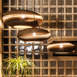 SEGULA Jazzy lámpara colgante tulipa cartón Ø 89cm en oferta