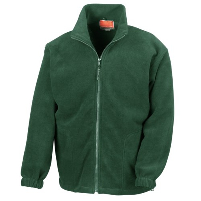 Chaqueta Result de forro polar antipilling, con cremallera completa, para hombres , Hombre, color verde (Forest green), tamaño M
