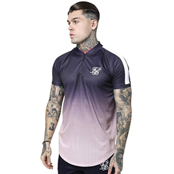 Sik Silk SS-14952 Baseball T-Shirt - Dusk Fade Large Navy precio