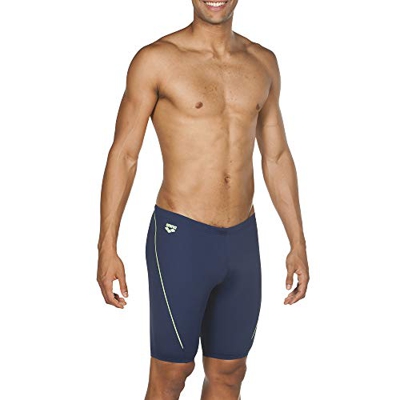 ARENA Men Swim Trunks Bayron Jammer Bañador, Hombre, Navy-Shiny Green, 36