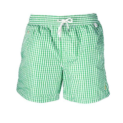 Ralph Lauren bañador para Hombre (XL, Green Gingham) en oferta