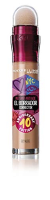 Maybelline New York Borrador Corrector De Ojeras, Bolsas E Imperfecciones Tono 02 Nude Pieles Medio Claras - Edición Limitada - 6Ml
