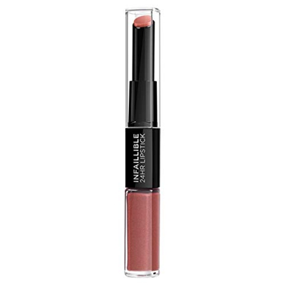 L'Oréal Paris Pintalabios 24H Permanente, Color Coral 404 Corail Constant