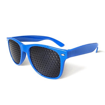 Unisex estenopeica gafas Steno peic Gafas Gafas de sol anblick sehvermögen Cuidado Azul