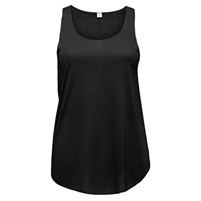SOLS - Camiseta de Tirantes Modelo Jade para Mujer (XS/S) (Negro)