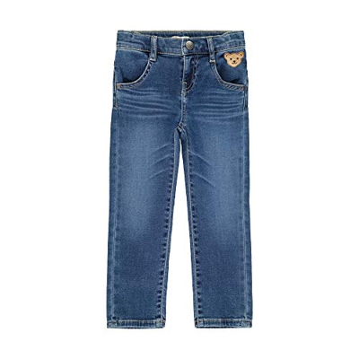 Steiff Jeanshose Jeans, Azul (Ensign Blue 6051), 104 para Bebés