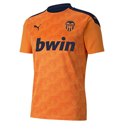 PUMA Valencia CF Temporada 2020/21-Away Shirt Replica PE Camiseta Segunda Equipación, Unisex, Vibrant Orange/Peacoat, XXL precio
