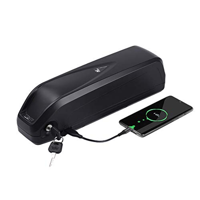 N/F 1000 W 48 V batería Ebike, 48 V 52 V 13 AH batería de bicicleta eléctrica para motor de 1000 W 750 W 500 W, batería de litio con cargador, puerto 