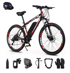 Bicicleta eléctrica, 350W Bicicleta Eléctrica de Montaña Ciclomotor 26" Ebike para Adulto, Retirable Batería de Litio-Ion, 7 Velocidades, 3 Modos de A características