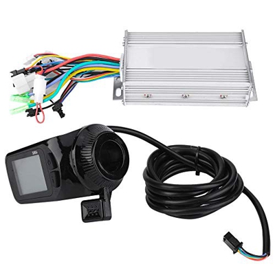 Controlador de Bicicleta eléctrica, Controlador de Motor eléctrico a Prueba de Agua 500W Kit de Controlador de Velocidad del Motor sin escobillas con 