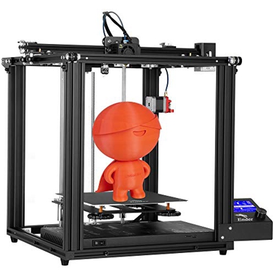 Comgrow Creality Ender 5 Pro Impresora 3D, con Placa Base Silenciosa, Extrusora de Metal Mejorada, Tubo de PTFE Capricorn Bowden, Plataforma Cmagnet, 