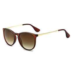 SUNGAIT Gafas de sol Mujer Hombre Clásico Unisex 400 UV Fregar Marrón/Gradiente Marrón 1567 características