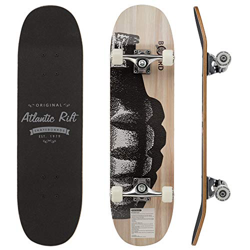 Deuba Monopatín Atlantic Rift Azul Skateboard de Madera Actividad Exterior 80cm Antideslizante Ruedas ABEC 9 Deporte características