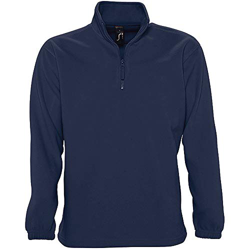 SOLS - Top Forro Polar Anti-Bolas Modelo Ness Cremallera en el Cuello Unisex (XXL) (Azul Marino) precio