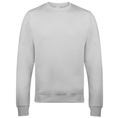 AWDis - Sudadera Lisa con Cuello Redondo Unisex (2XL) (Ceniza)