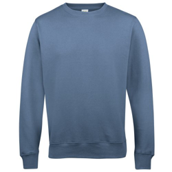 AWDis - Sudadera Lisa con Cuello Redondo Unisex (M) (Azul Militar) precio