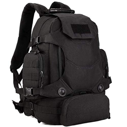 Selighting Mochila Táctica Impermeable 40L Mochilas Hombre Militares MOLLE de 900D Nylon con Múltiples Bolsillos para Senderismo,Acampada,Montañismo,C características