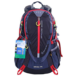 EGOGO 30L al Aire Libre Ciclismo Senderismo Mochila Resistente al Agua Corriendo Mochila Camping con Lluvia Cubierta S2310 (Negro) en oferta