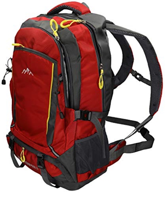 BETZ Mochila Unisex para Viaje Senderismo Camping Tiempo Libre Capacity I con 4 Bolsillos Volumen de 33 litros Color Rojo