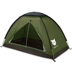 Night Cat Tienda de mochilero Impermeable Ligero 1 Hombre Persona Fácil de configurar Tienda Individual para Senderismo Camping en oferta