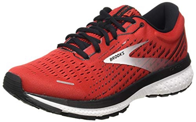 Brooks Ghost 13, Zapatillas para Correr Hombre, Highriskred Black White, 43 EU