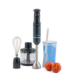 UNIVERSALBLUE Batidora de Mano | Potencia 800W con Regulador Ergonómico + Picador Alimentos + Varilla Acero INOX + Jarra 1 Litro características
