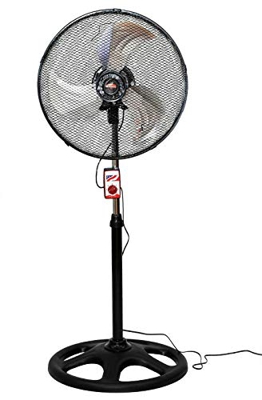 VENTILADOR DE PIE INDUSTRIAL GIRATORIO 115W 3 VELOCIDADES 18'' PULGADAS GARANTIA