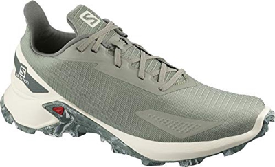 Salomon ALPHACROSS Blast, Zapatillas de Trail Running para Hombre, Color Gris Shadow Vanilla Ice Castor Gray, 44 EU
