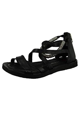 AIRSTEP/A.S.98 Ramos Ring Sandalias Femmes Negro - 38 - Sandalias
