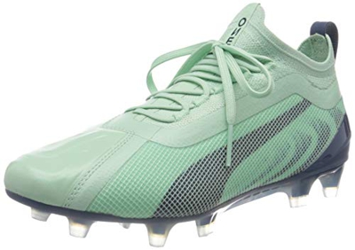 PUMA One 20.1 FG/AG WN'S, Botas de fútbol Mujer, Verde (Mist Green/High Rise/Dark Denim), 39 EU