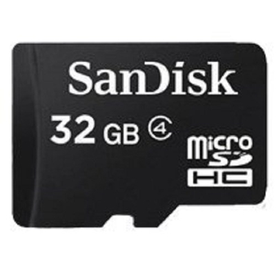 SanDisk SDSDQM-032G-B35A Tarjeta de Memoria microSD de 32 GB Rojo